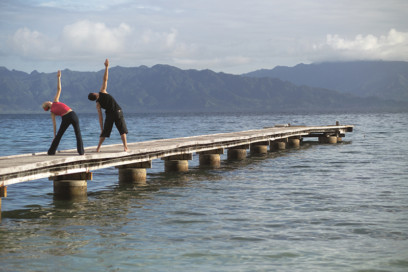 Jean-Michel Cousteau Resort Fiji yoga
