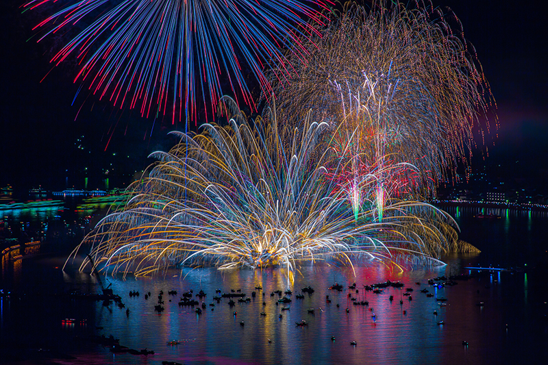 Miyajima Japan fireworks
