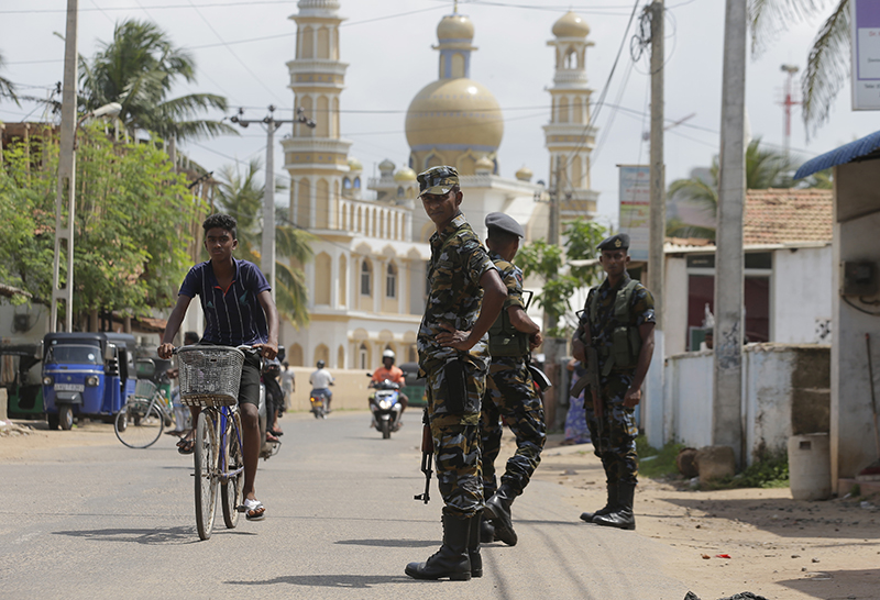 Sri Lanka bombings army