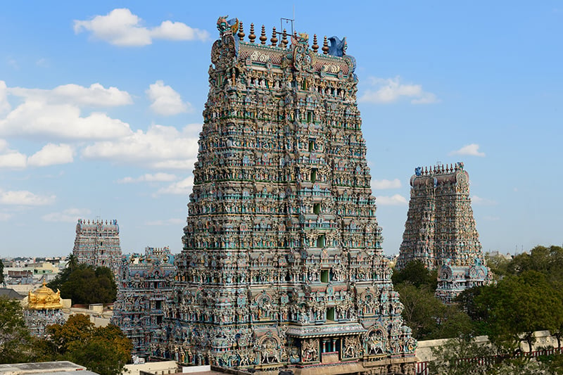 Meenakshi Sundareswarar Temple in Madurai Tamil Nadu India