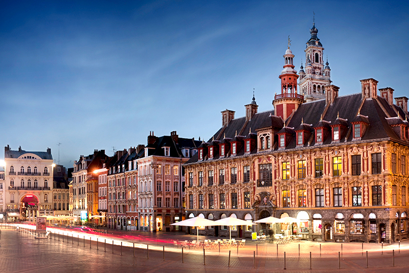 The Grand Place is the main square in Lille France