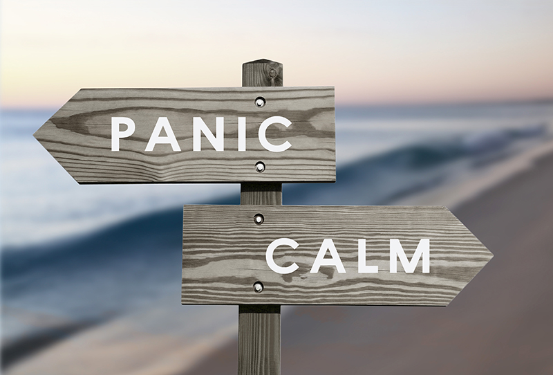 Panic  Calm signs