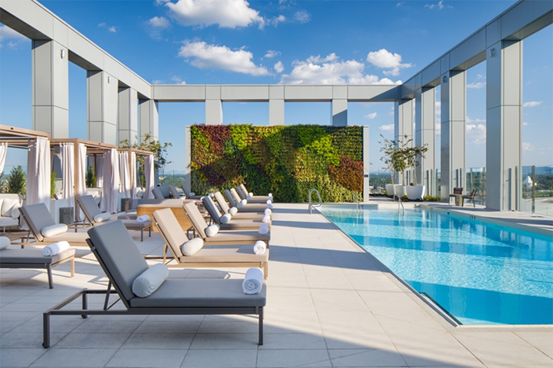 The Joseph a Luxury Collection Hotel Nashville rooftop pool