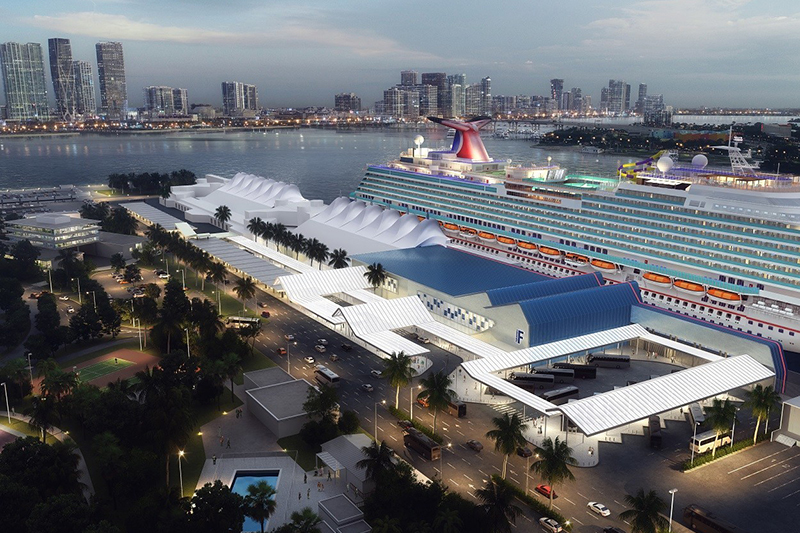 Carnival Cruise Lines Terminal F at PortMiami
