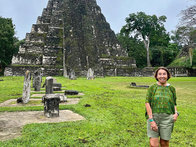 Hope Smith in Tikal