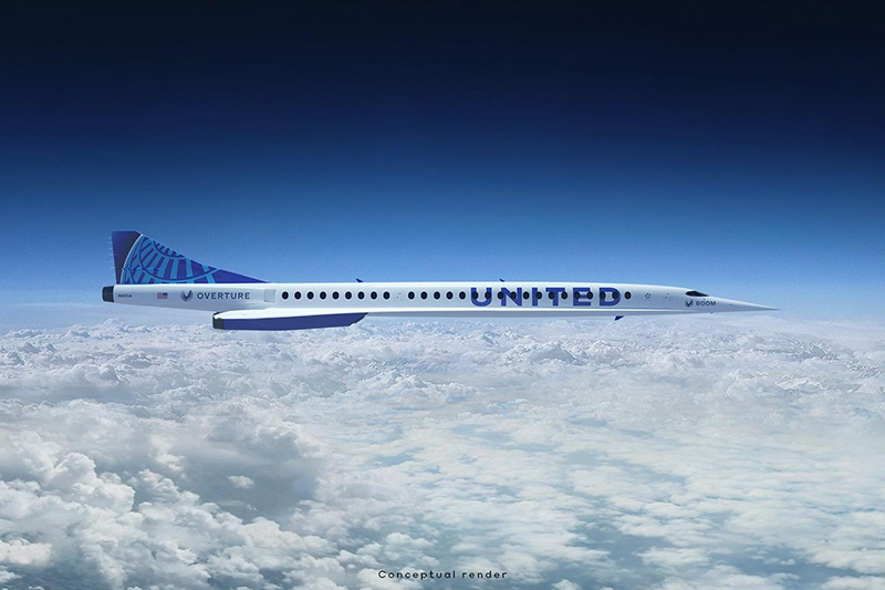 United AirlinesBoom Supersonic Overture aircraft