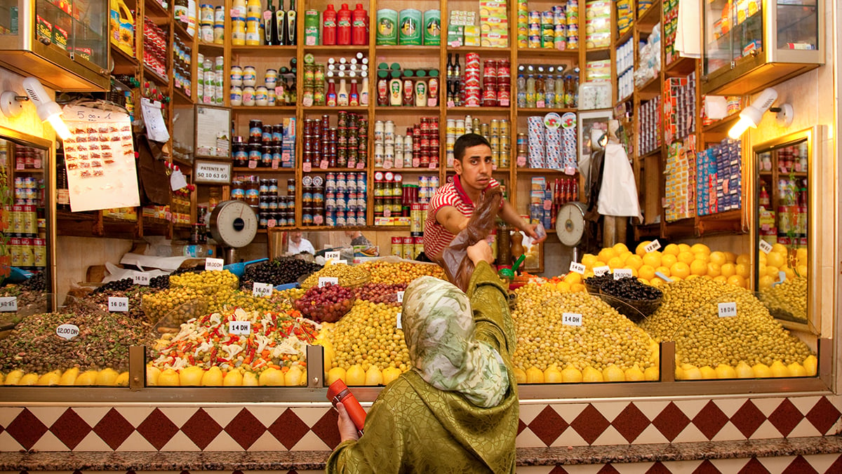 Tangiers souk market 