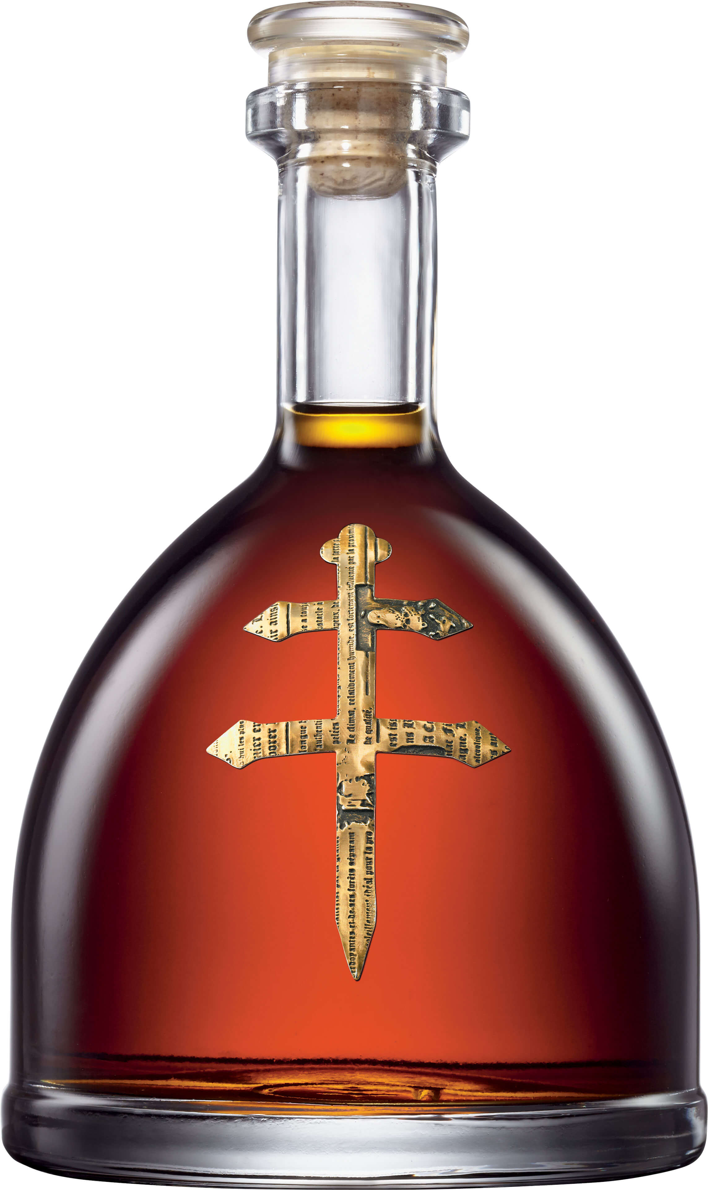 Bottle of DUSSE Cognac