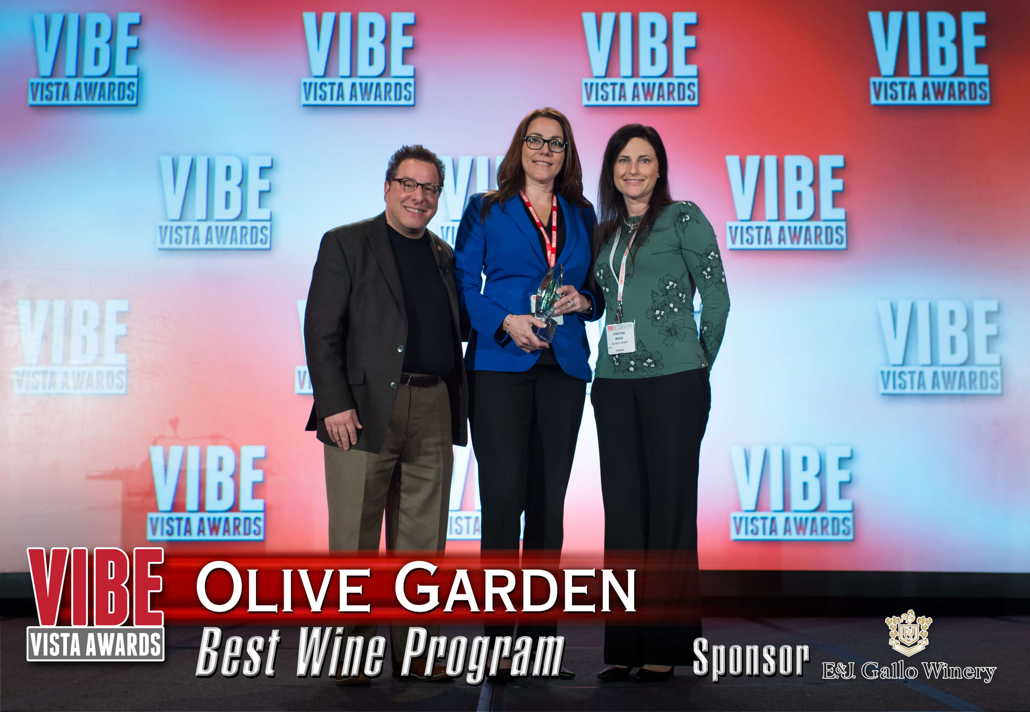 Olive Garden 2018 VIBE Vista Award for Best Wine Program