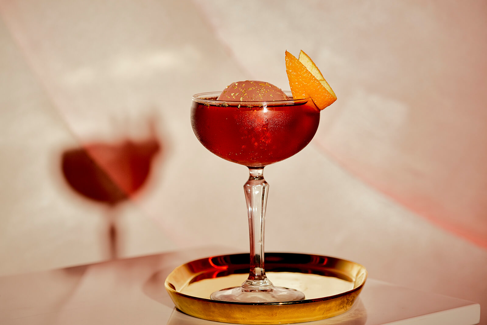 Fine  Rare Luxury Negroni Sbagliato cocktail
