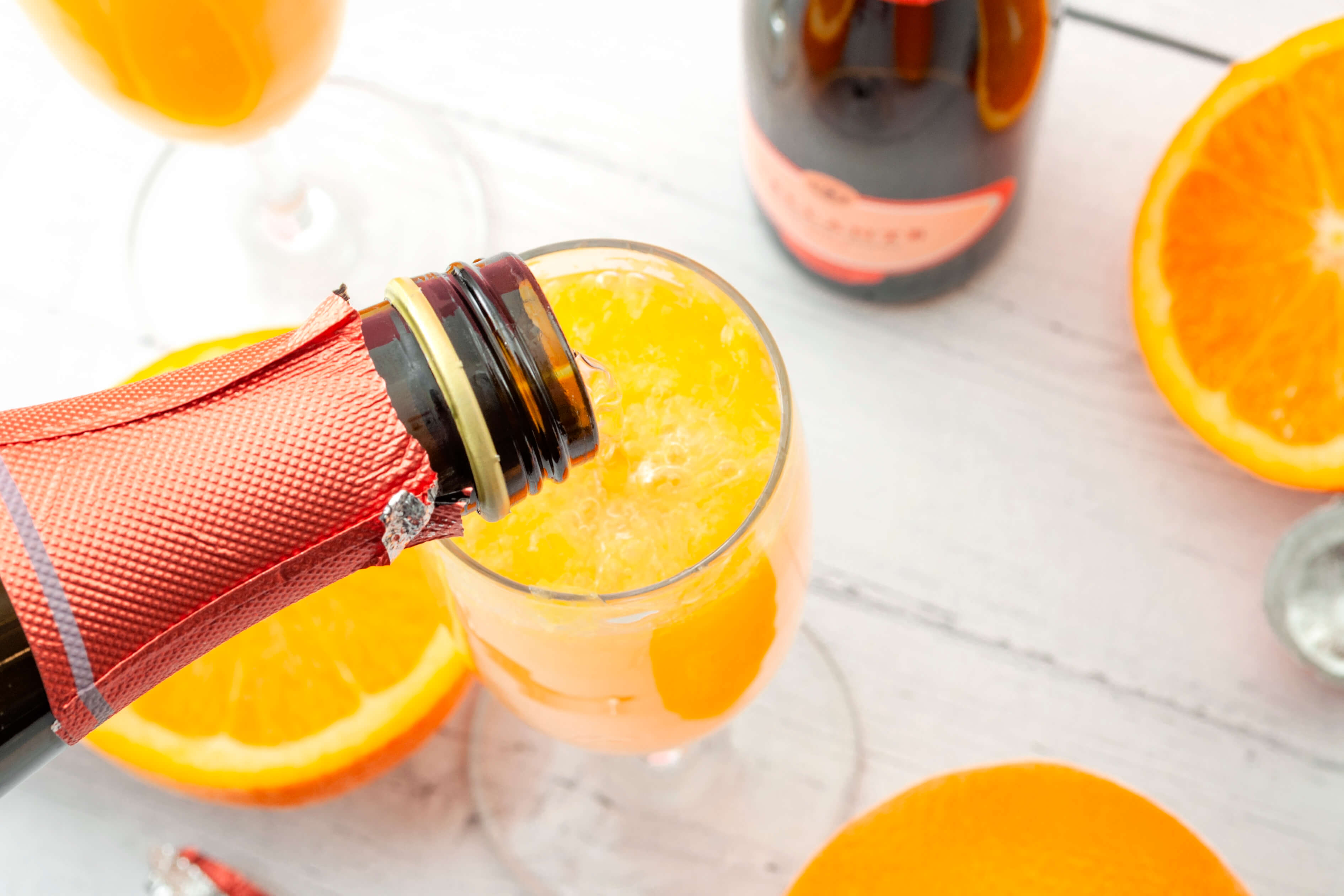 Mimosa and oranges