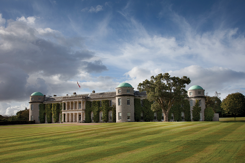 The Goodwood House in West Sussex England