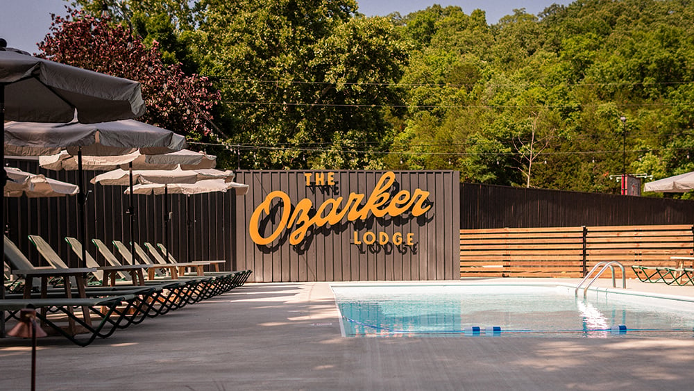 The Ozarker Lodge pool