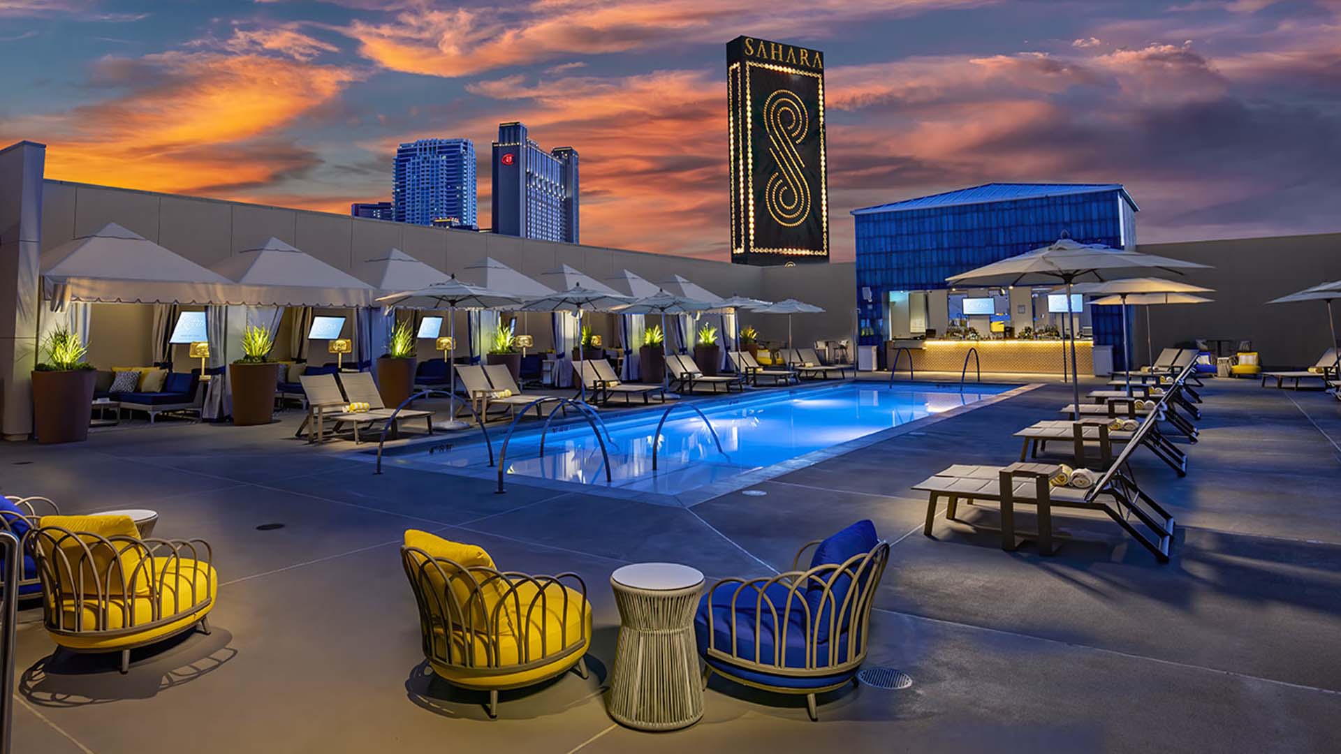SAHARA Las Vegas Rooftop Pool