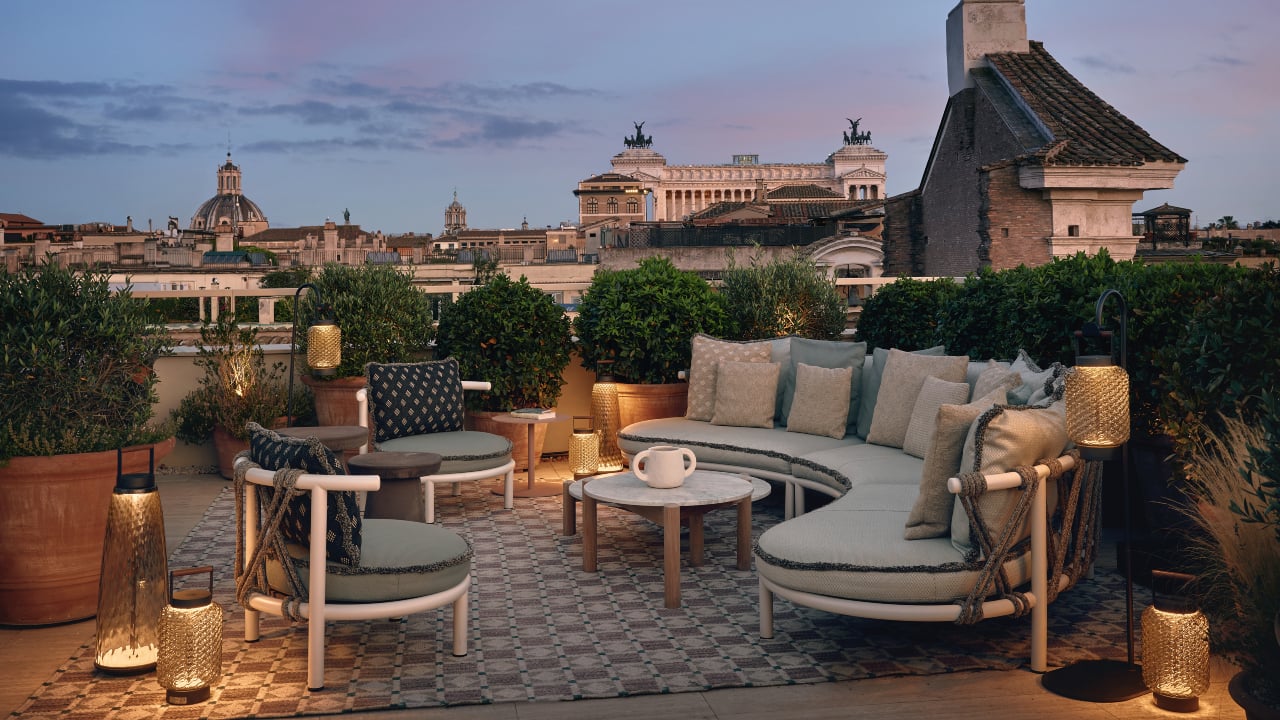 A view from the Six Senses Rome