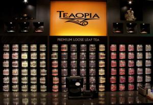 Teaopia Tea Wall