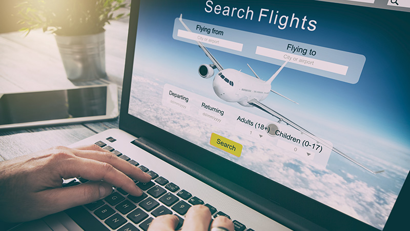 travel search website