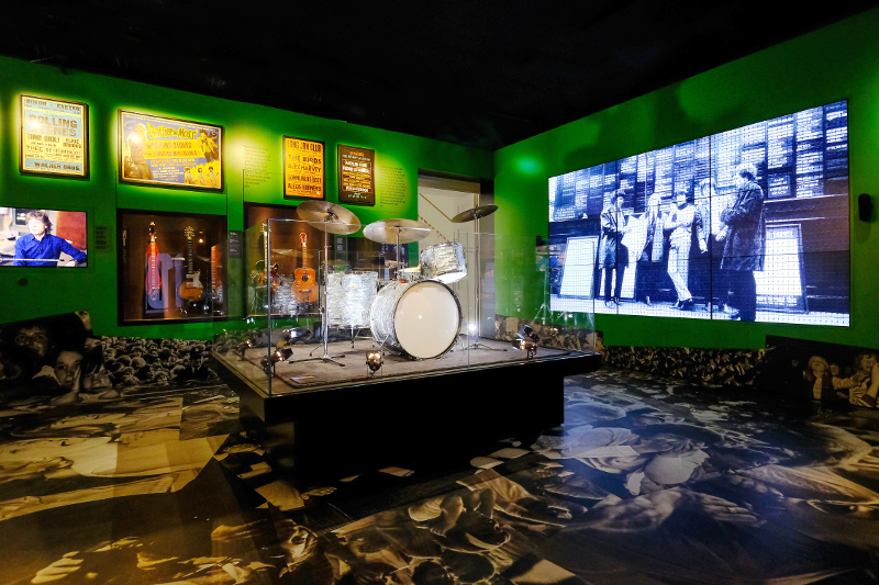 The Rolling Stones Exhibitionism exhibit in Las Vegas