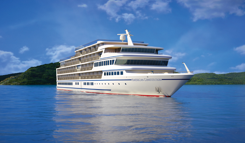 Rendering of the new American Constitution from American Cruise Lines