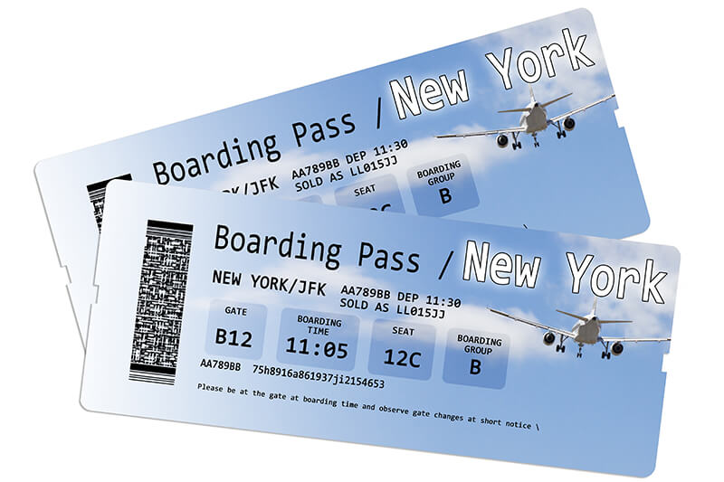 NYC airline ticket- France68iStockGetty Images PlusGetty Images