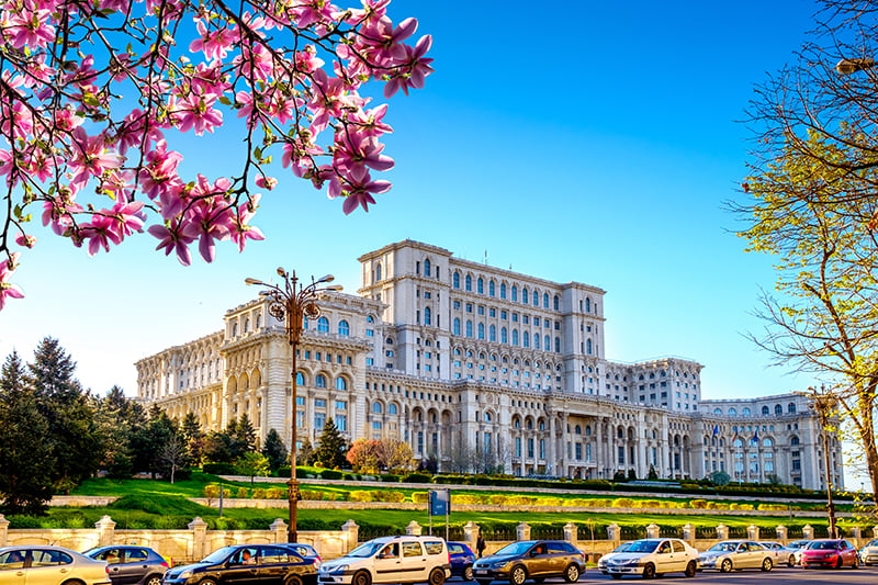 Palace of Parliament Bucharest Romania