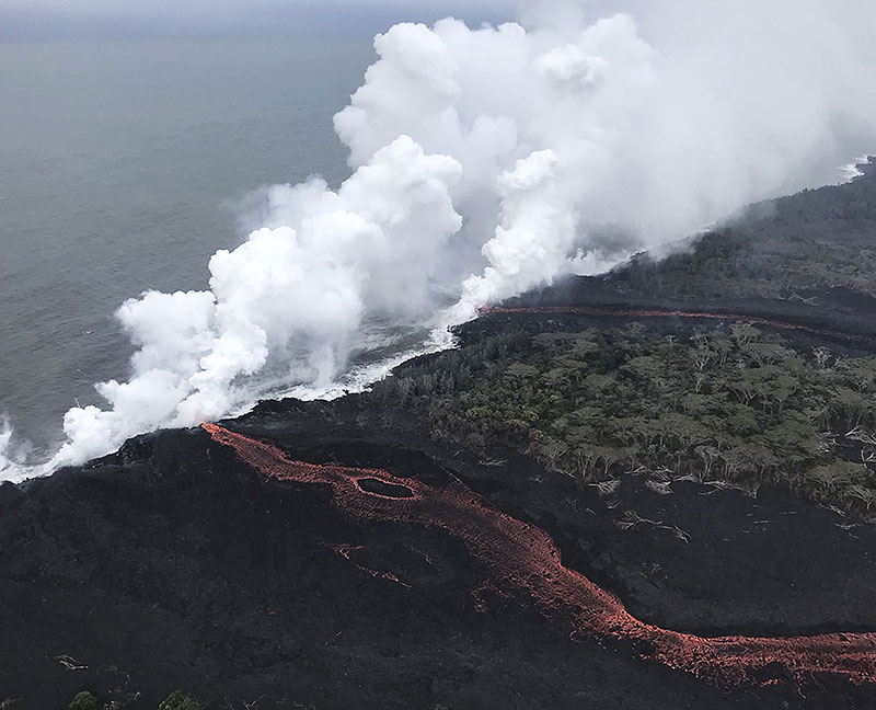 Kilauea volcano Hawaii