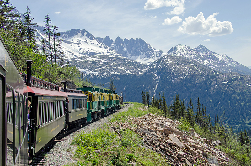 train in Yukon Canada