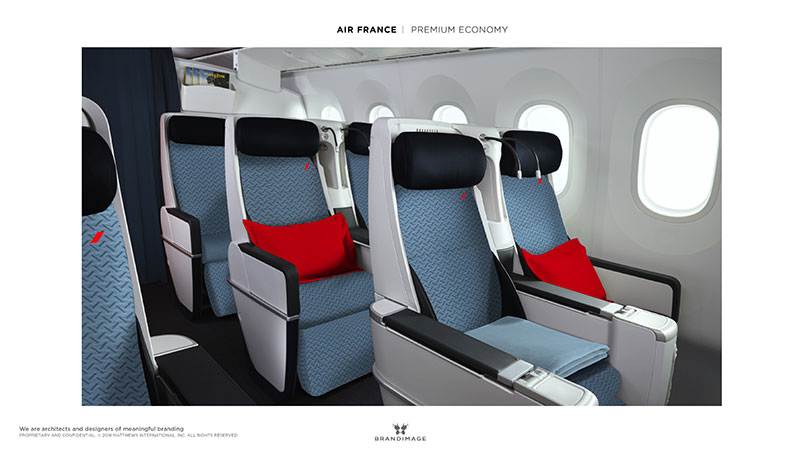 Air France Premium Economy Cabin