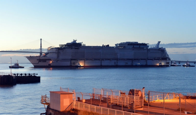 Symphony of the Seas Float Out