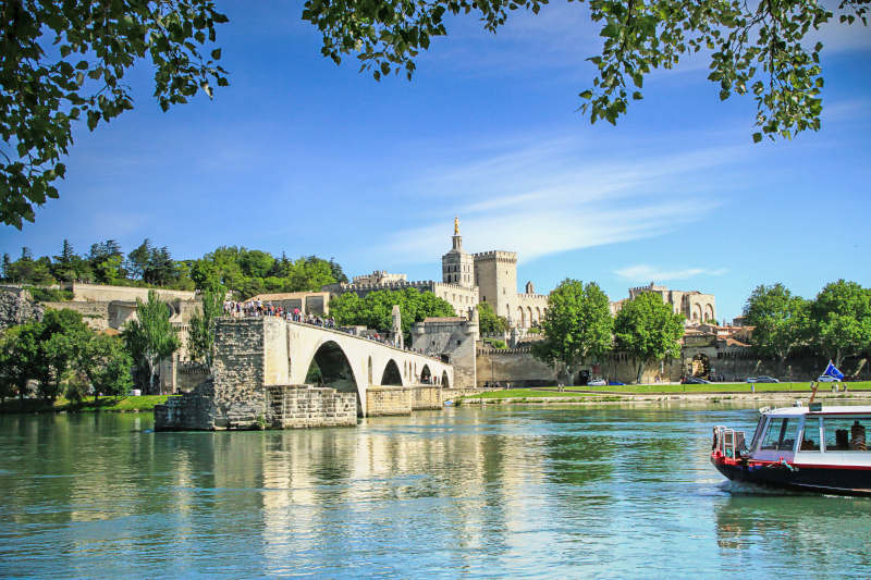 Avignon Rhone River France