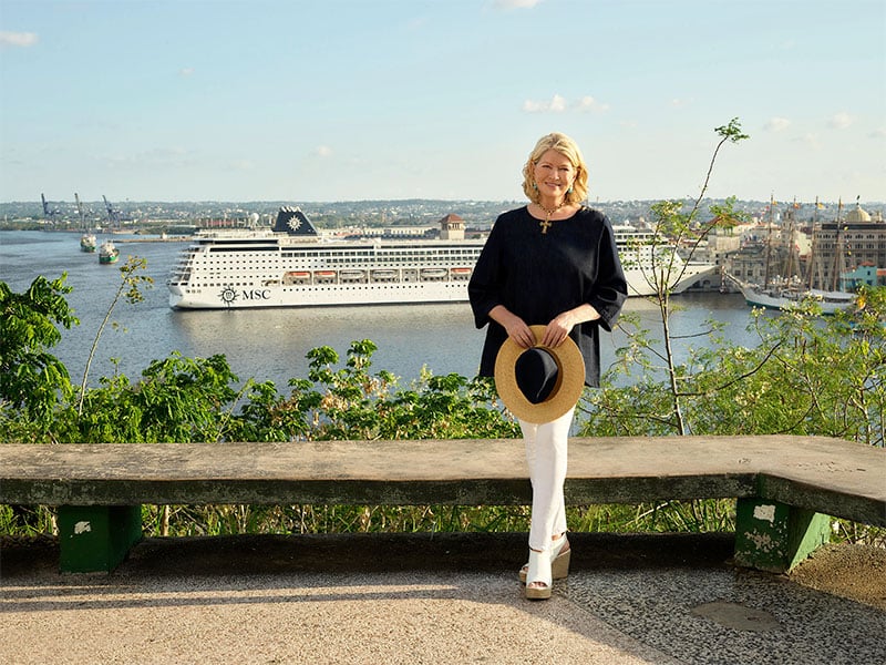 MSC Cruises and Martha Stewart
