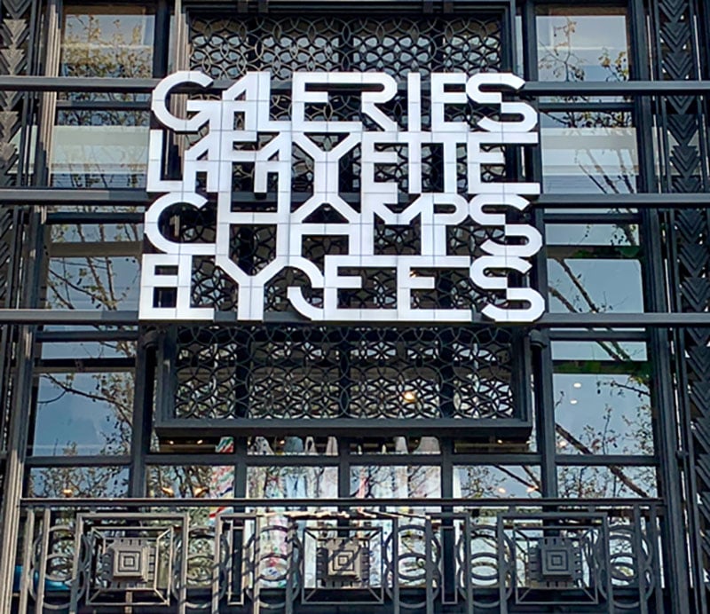 Galeries Lafayette Champs-Élysées Paris, France, Europe Stock