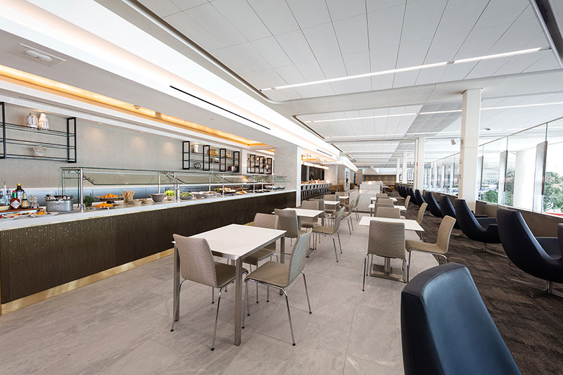 New United Club at LaGuardia Airport in the new Terminal B concourse