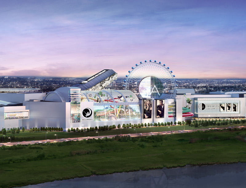 Image of new entertainment and retail center 