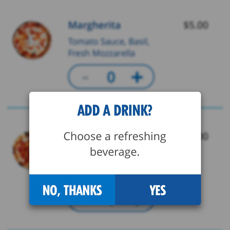 Carnival Hub App Add a Drink Feature