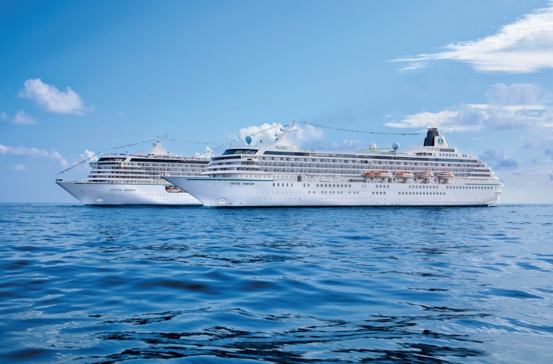 Crystal Serenity and Crystal Symphony