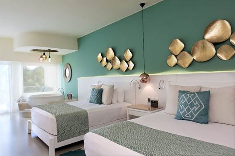Azul Beach Resort Riviera Cancun Renovated Guestroom