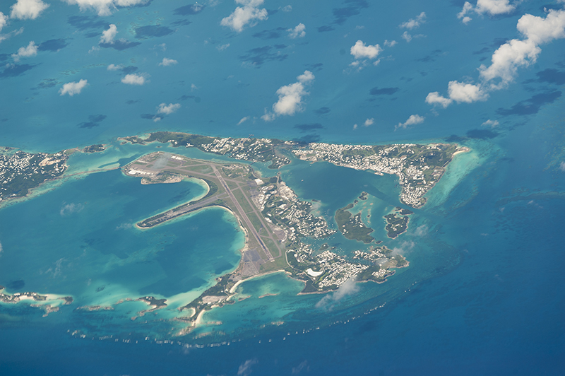 Grand Bahama island aerial