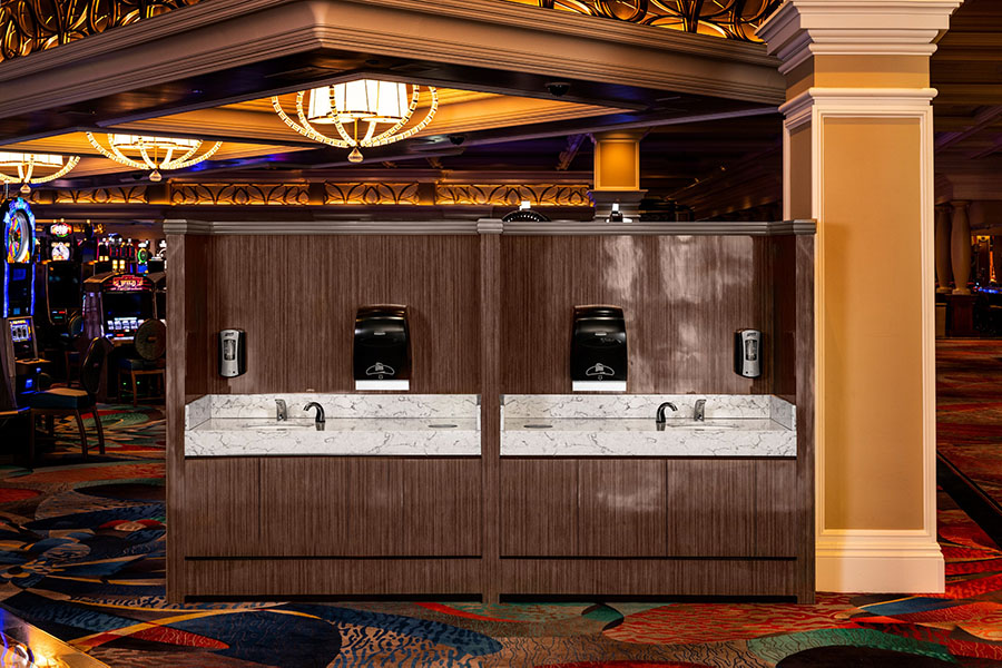 MGM Resorts handwashing stations