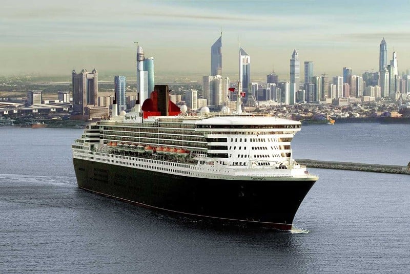 Cunard Queen Mary 2 Dubai UAE Editorial Use Only Photo by Cunard Line