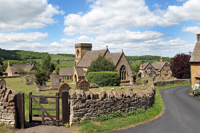 Cotswold village of Snowshill England 
