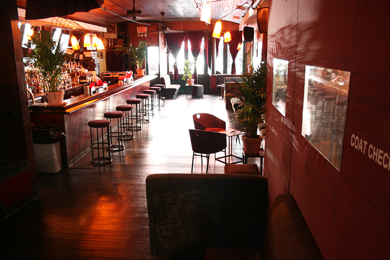 Empty bar in New York City