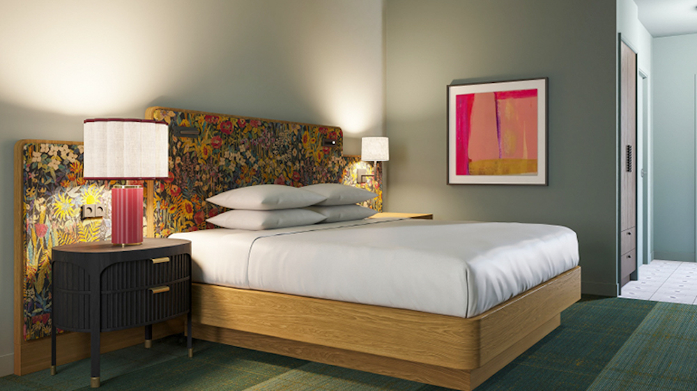voco Ardez Hotel Sunnyvale guestroom rendering