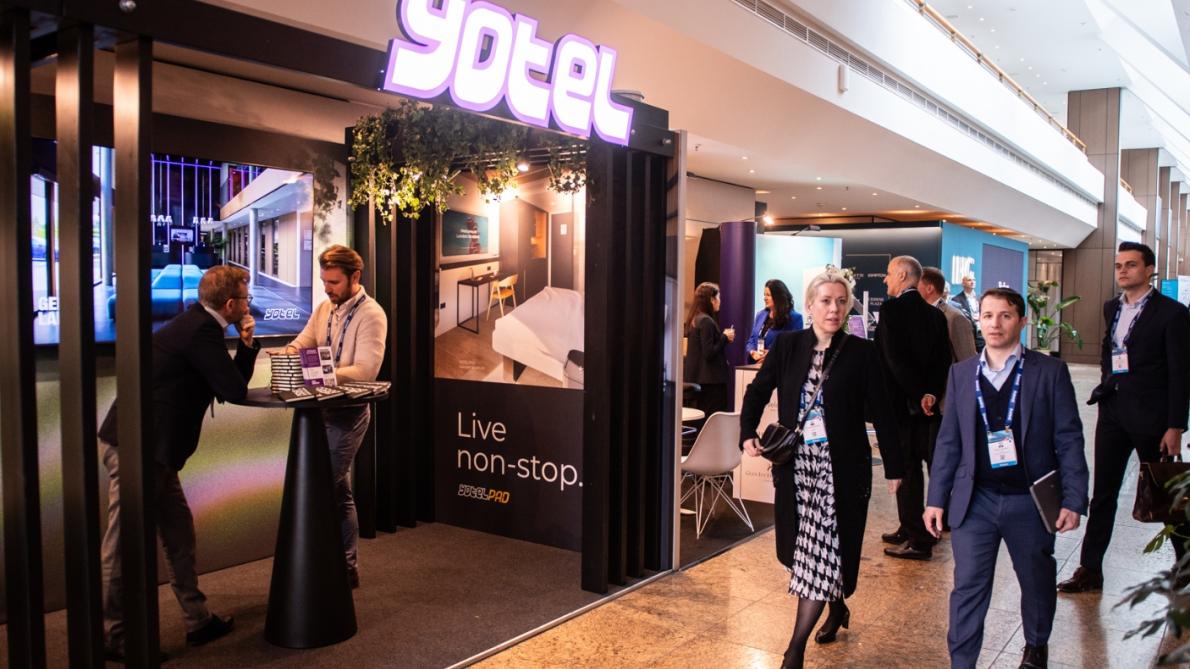 Yotel stand at IHIF EMEA