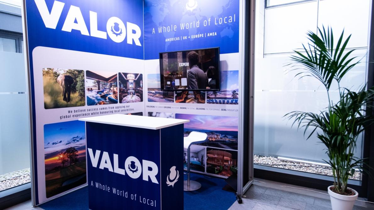 Valor stand at IHIF EMEA