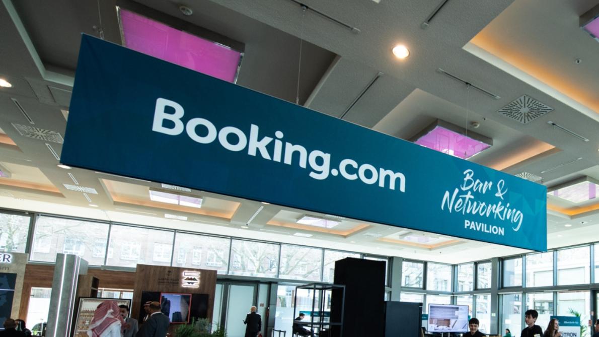 Booking.com Bar & Networking Pavilion at IHIF EMEA