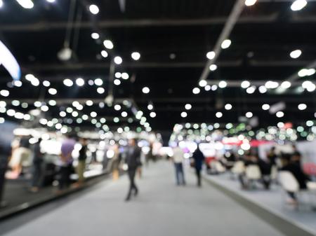 blurred tradeshow