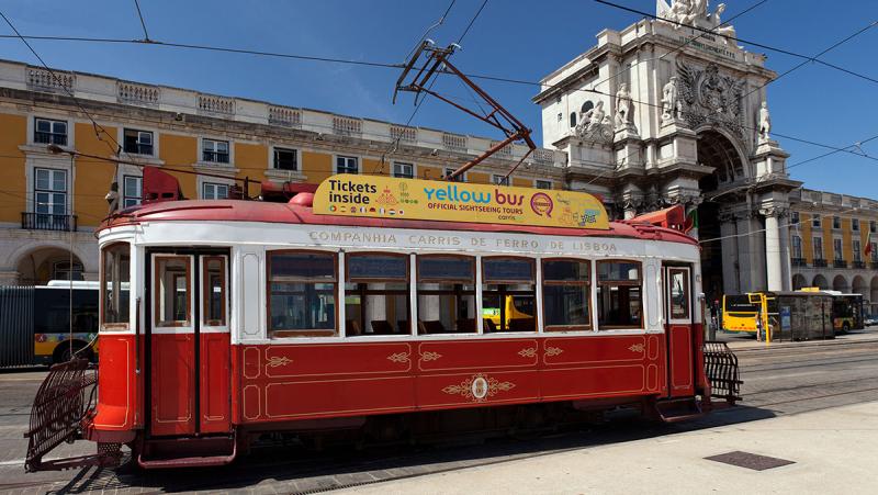 A trolley in Lisbon