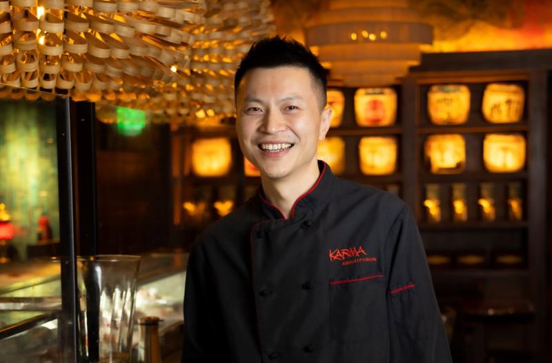 Iverson Guo Head Chef Owner of Karma Asian Fusion