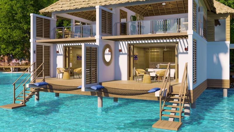 Vincy Overwater Two-Story Villas at Sandals Saint Vincent and The Grenadines